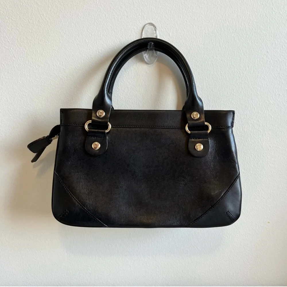 Kate Spade Black Satchel with Gold Accents - Picture 2 of 11